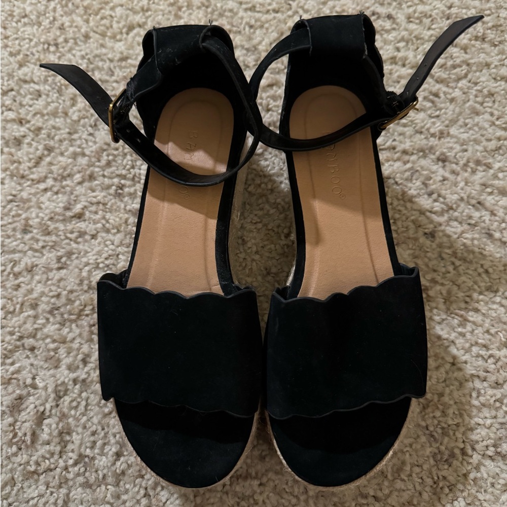 Wedge Espadrilles with Ankle Strap